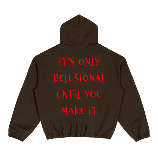 Boxy Cinched Hem Hoodie